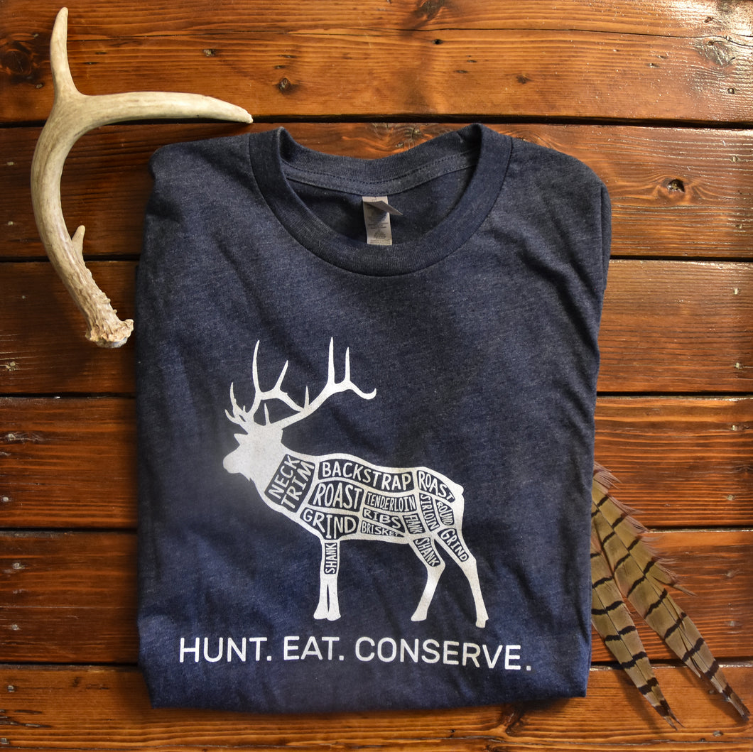 Hunt. Eat. Conserve. Tee | Idaho Wildlife Federation