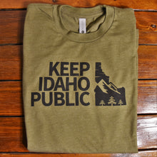 Load image into Gallery viewer, Keep Idaho Public Tee | Idaho Wildlife Federation
